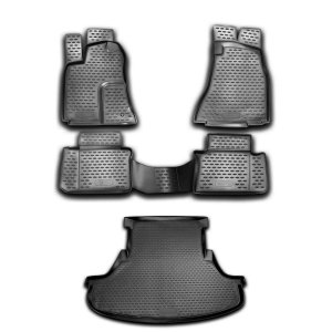 Chrysler 300C Floor-Trunk Mats - 3D - Omac - Kit - Black - '05-'10